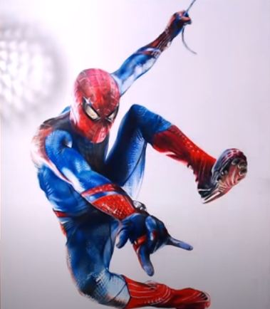 spiderman drawings in pencil and color