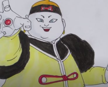 How to draw Android 19 from Dragon Ball Z