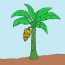 How to draw a banana tree step by step