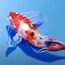 How to draw a realistic koi fish step by step
