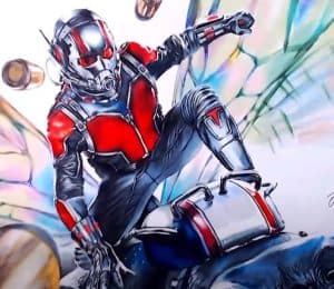 How to draw ant man from avengers endgame