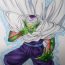 How to draw piccolo from dragon ball z step by step