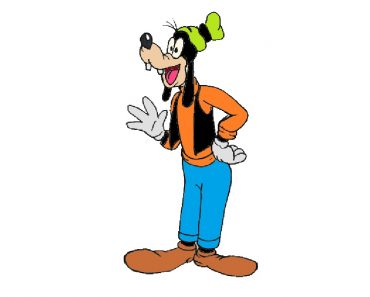 How to draw goofy from mickey mouse step by step