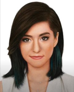 Christina Grimmie drawing by pencil