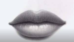 Free Course: How to Draw Lips Using an HB Pencil from RapidFireArt