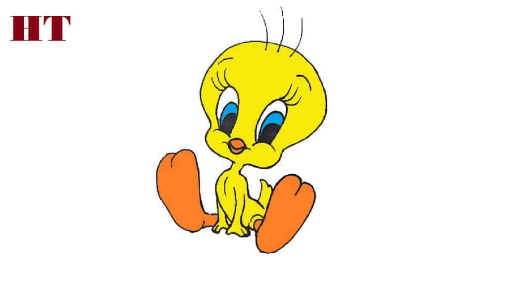 How to draw tweety bird