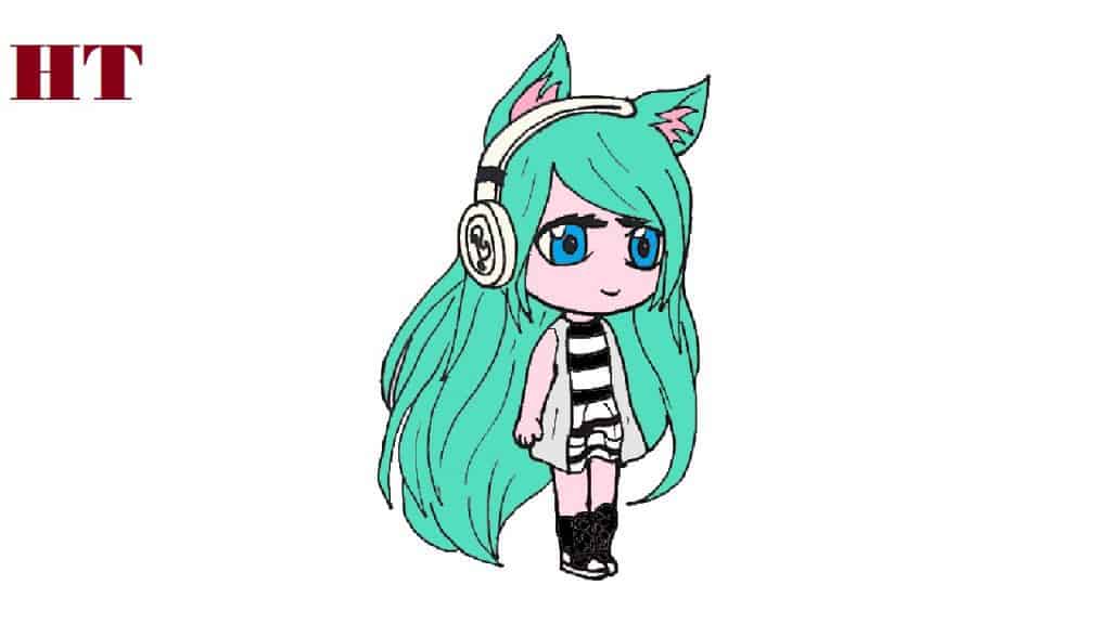 how to draw gacha life