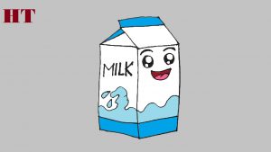 milk carton drawing