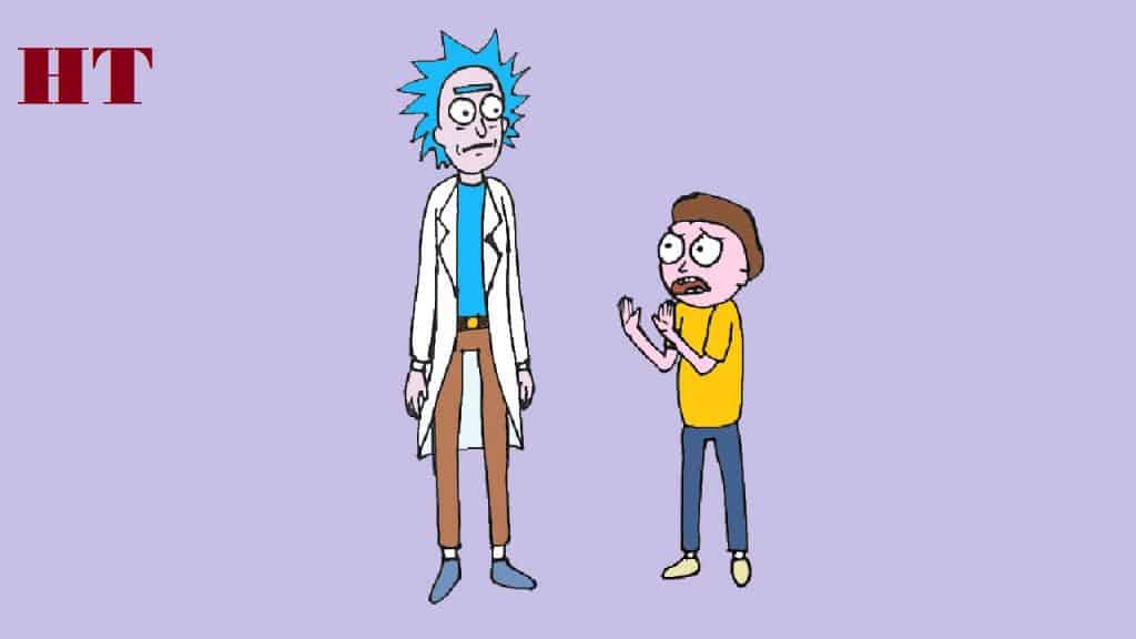 rick and morty drawings