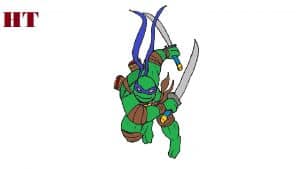 teenage mutant ninja turtles drawing