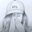 Hidden face Girl Drawing by pencil | How to draw a girl with a cap easy