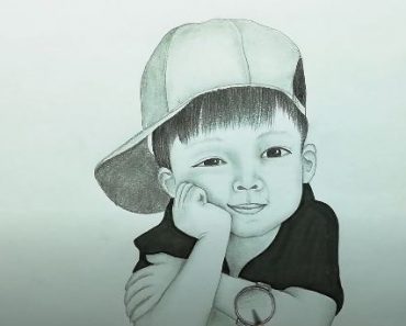 How to draw a cute boy for beginners || Baby Boy Pencil sketch Drawing