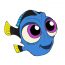How to Draw Baby Dory from Finding Dory step by step easy