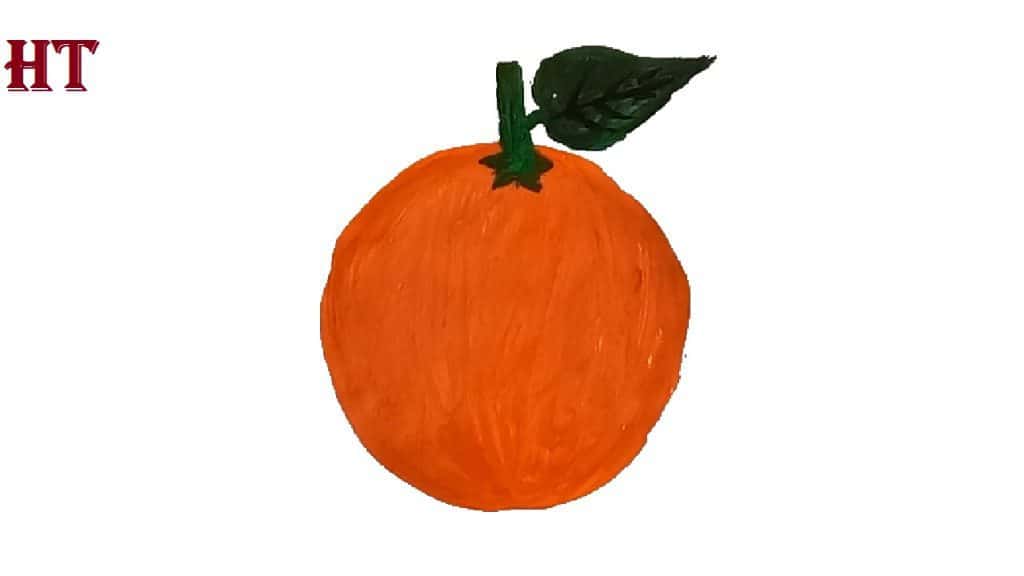 How to paint a Orange