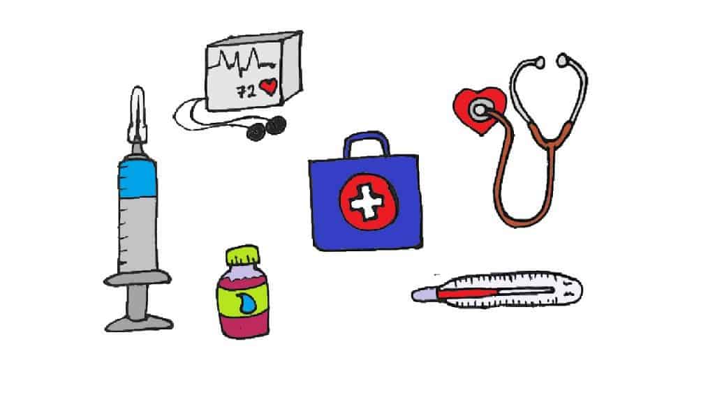 Medical instruments drawing