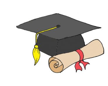 How to draw a graduation cap step by step for beginners