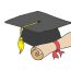 How to draw a graduation cap step by step for beginners