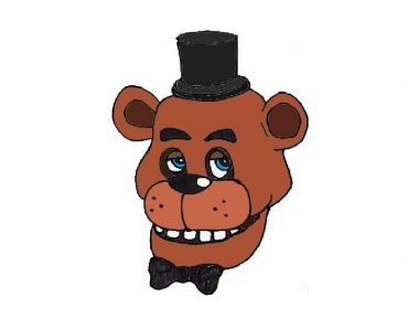 How to Draw Freddy Fazbear from Five Nights at Freddy’s step by step