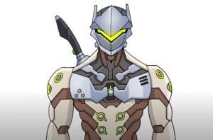 How to Draw Genji from Overwatch for Beginners