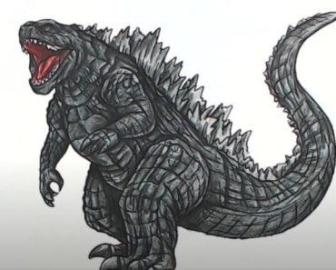 How to Draw Godzilla step by step