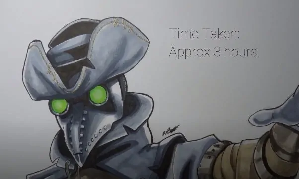 How to Draw a Plague Doctor step by step