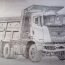 How to Draw a Truck for beginners – Pencil drawing tutorial