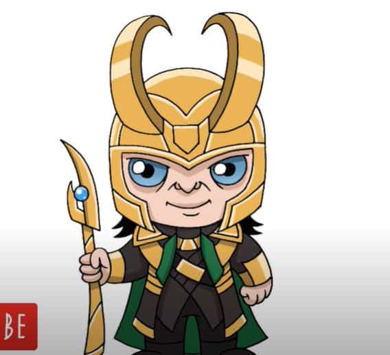 How To Draw Chibi Loki, Step by Step, Drawing Guide, by Dawn, dragoart.com