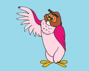 How to draw Owl from winnie the pooh for beginners