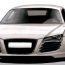 How to draw a car step by step || Audi R8 drawing