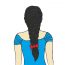 How to draw a braid easy for beginners