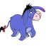 How to draw Eeyore from winnie the pooh for beginners