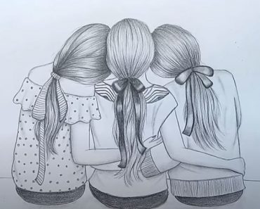 Best Friend Drawings Boy And Girl Archives How To Draw Step By Step