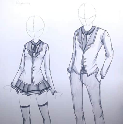 How To Draw Anime - Anatomy Reference. | Facebook-demhanvico.com.vn