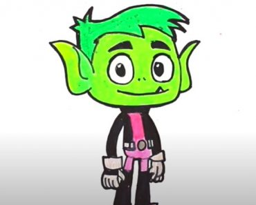How to Draw Beast Boy from Teen Titans Step By Step