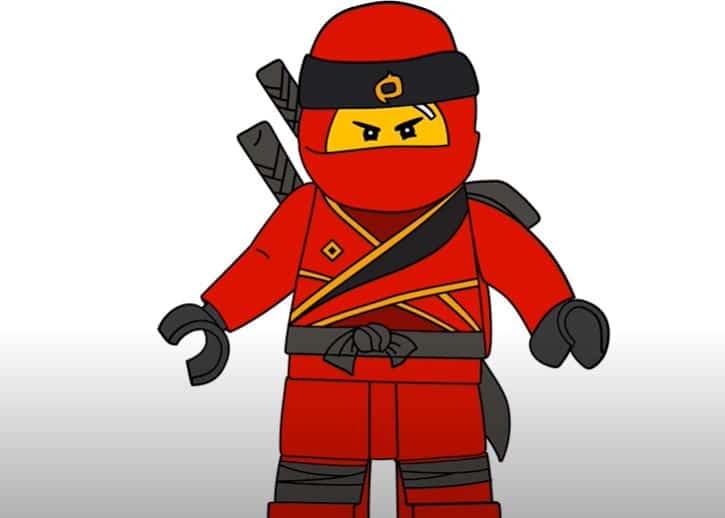 How to Draw Kai from Ninjago Step By Step.