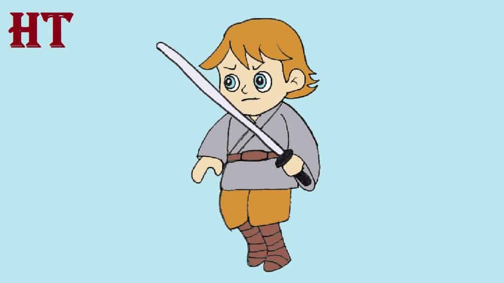 How to Draw Luke Skywalker