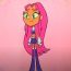 How to Draw Starfire from Teen Titans Step by Step