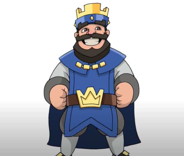 Medieval King Drawing