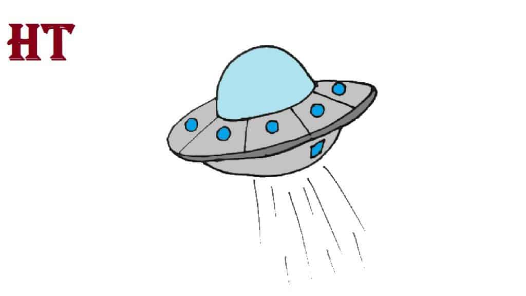 How to Draw a Spaceship Easy for Beginners