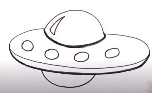 How to Draw a Spaceship Step By Step