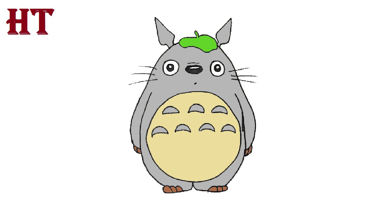 How to draw Totoro Easy for Beginners