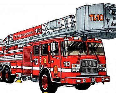 How to draw a Fire Truck Step By Step