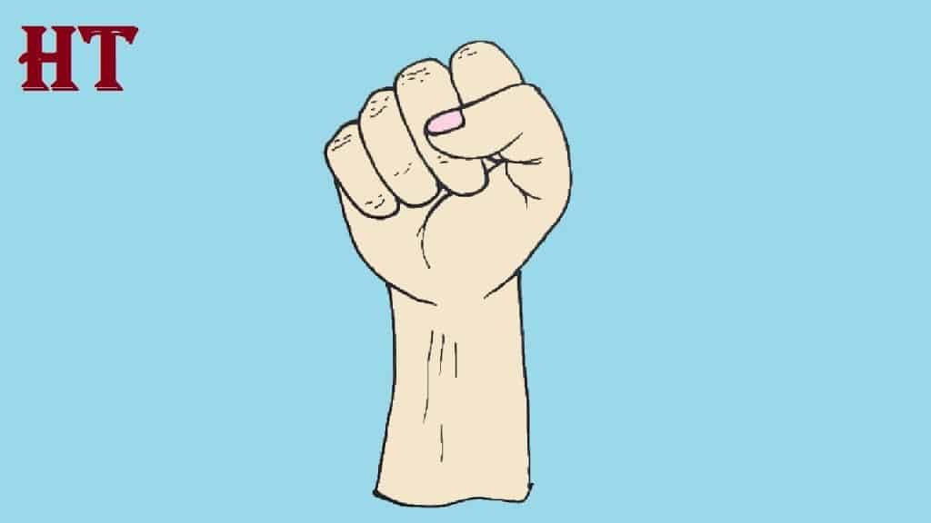 How to draw a Fist