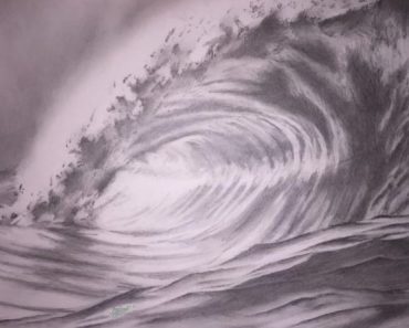 How to draw ocean waves Step by step