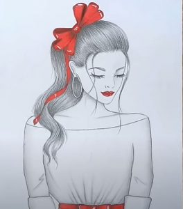 beautiful girl drawing • ShareChat Photos and Videos-saigonsouth.com.vn