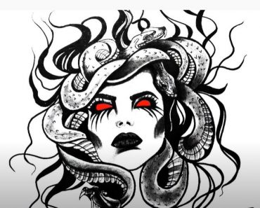 How to Draw Medusa Step By Step