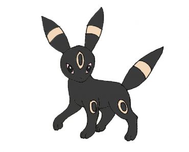How to Draw Umbreon from Pokemon