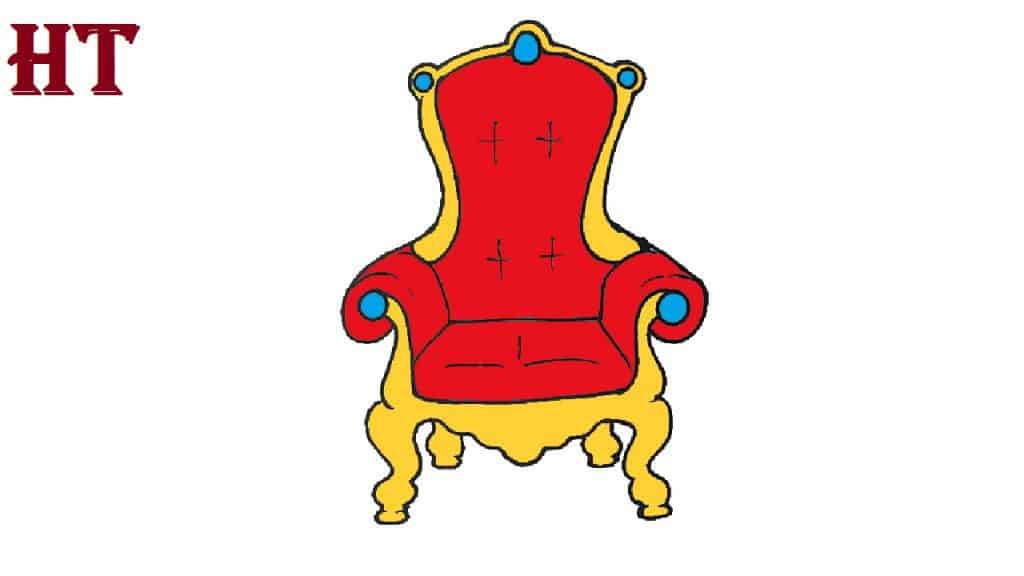 How to Draw a Throne Step by Step