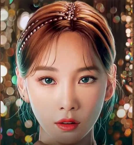 Tae Yeon from GranSaga Drawing with Pencil
