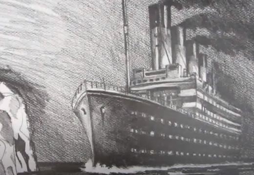 How to draw the Titanic in Pencil - YouTube
